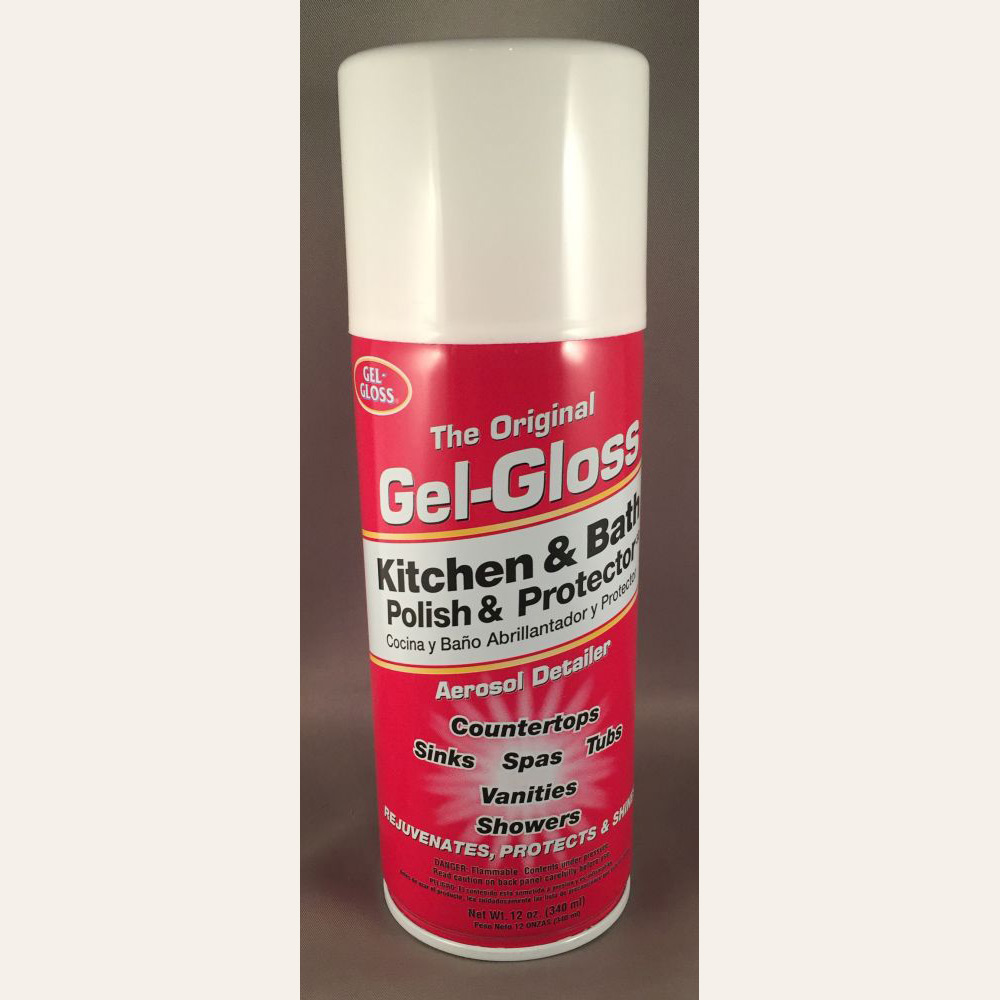 Gel-Gloss Cleaner and Polish 12 oz. Spray Can